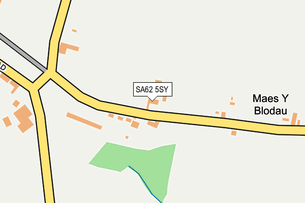 SA62 5SY map - OS OpenMap – Local (Ordnance Survey)