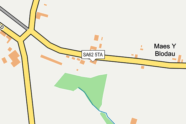 SA62 5TA map - OS OpenMap – Local (Ordnance Survey)