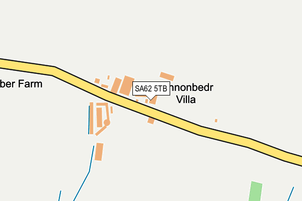 SA62 5TB map - OS OpenMap – Local (Ordnance Survey)