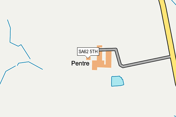 SA62 5TH map - OS OpenMap – Local (Ordnance Survey)