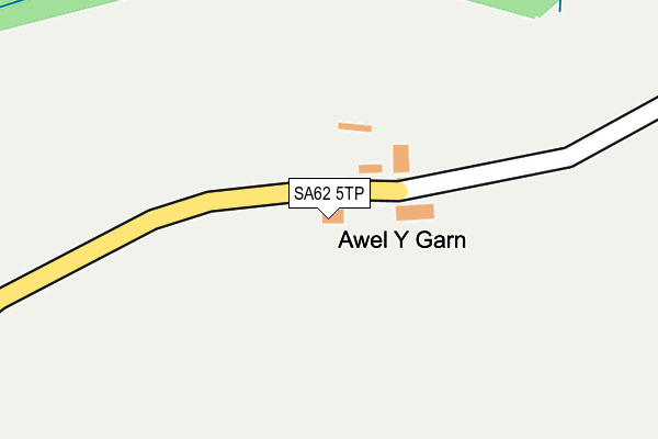 SA62 5TP map - OS OpenMap – Local (Ordnance Survey)
