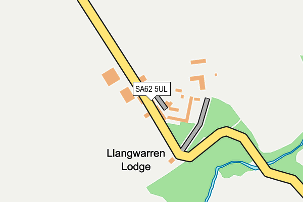 SA62 5UL map - OS OpenMap – Local (Ordnance Survey)