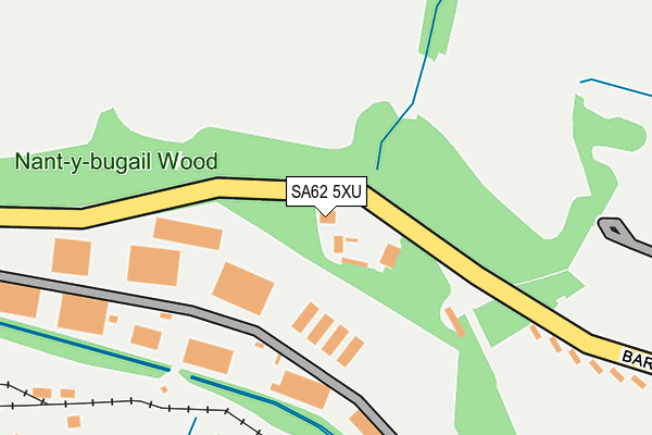 SA62 5XU map - OS OpenMap – Local (Ordnance Survey)