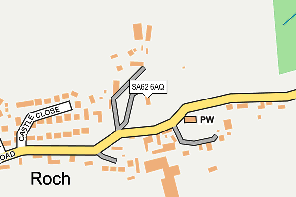 SA62 6AQ map - OS OpenMap – Local (Ordnance Survey)