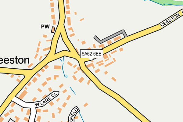 SA62 6EE map - OS OpenMap – Local (Ordnance Survey)