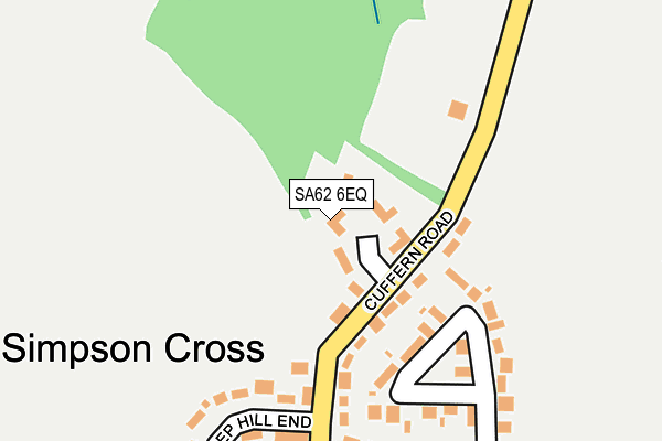 SA62 6EQ map - OS OpenMap – Local (Ordnance Survey)