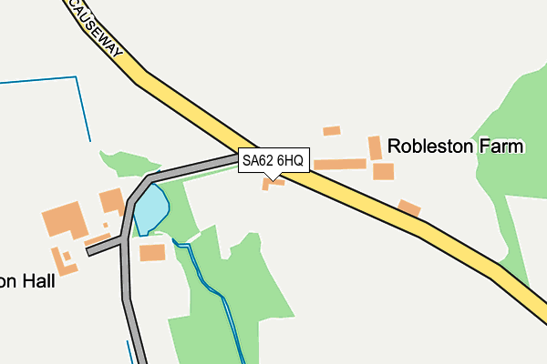 SA62 6HQ map - OS OpenMap – Local (Ordnance Survey)