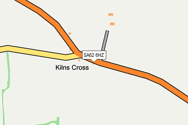 SA62 6HZ map - OS OpenMap – Local (Ordnance Survey)