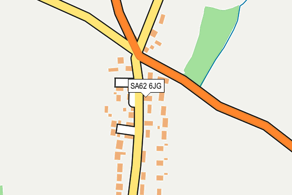 SA62 6JG map - OS OpenMap – Local (Ordnance Survey)