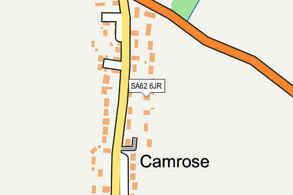 SA62 6JR map - OS OpenMap – Local (Ordnance Survey)