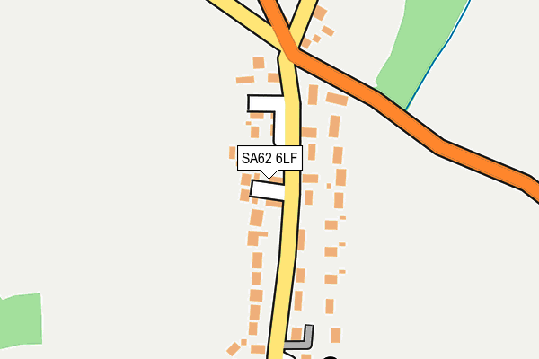 SA62 6LF map - OS OpenMap – Local (Ordnance Survey)