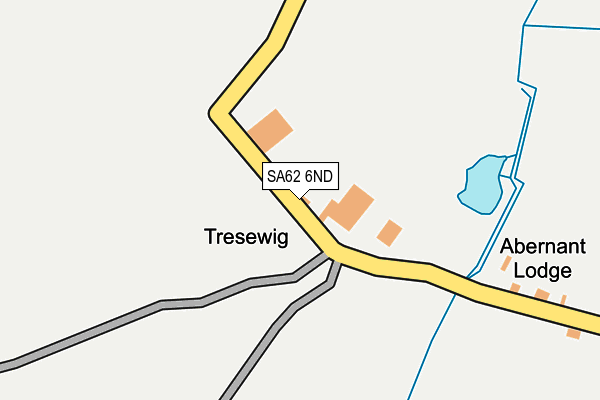 SA62 6ND map - OS OpenMap – Local (Ordnance Survey)