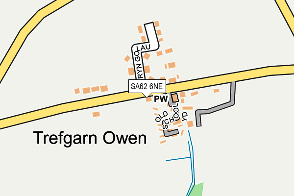 SA62 6NE map - OS OpenMap – Local (Ordnance Survey)