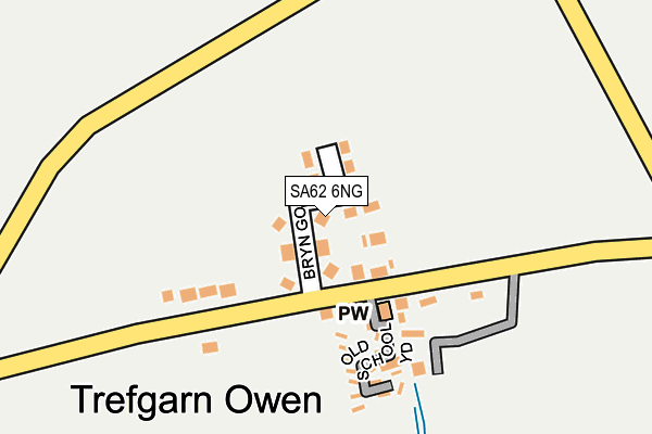 SA62 6NG map - OS OpenMap – Local (Ordnance Survey)