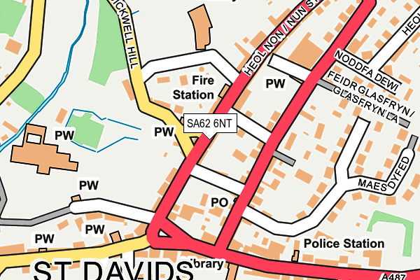 SA62 6NT map - OS OpenMap – Local (Ordnance Survey)