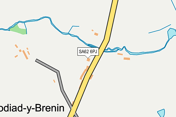 SA62 6PJ map - OS OpenMap – Local (Ordnance Survey)