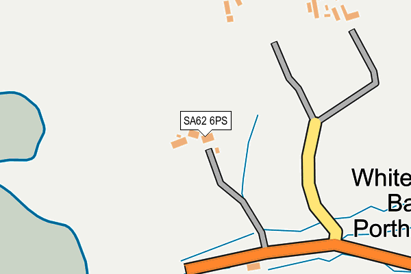 SA62 6PS map - OS OpenMap – Local (Ordnance Survey)