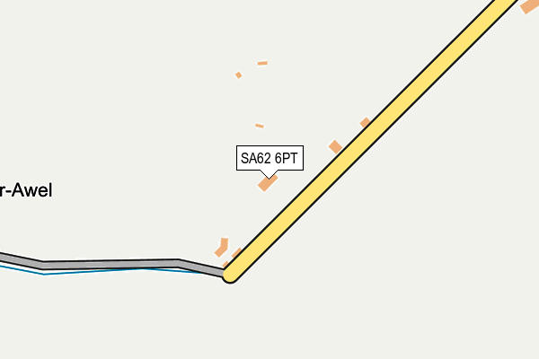 SA62 6PT map - OS OpenMap – Local (Ordnance Survey)