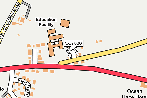 SA62 6QG map - OS OpenMap – Local (Ordnance Survey)