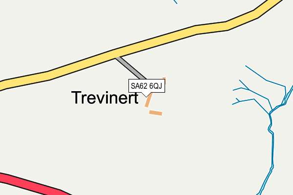SA62 6QJ map - OS OpenMap – Local (Ordnance Survey)