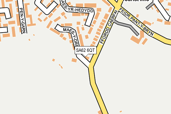 SA62 6QT map - OS OpenMap – Local (Ordnance Survey)
