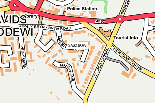 SA62 6QW map - OS OpenMap – Local (Ordnance Survey)