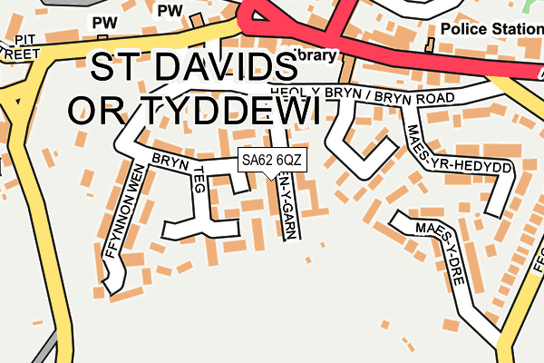 SA62 6QZ map - OS OpenMap – Local (Ordnance Survey)