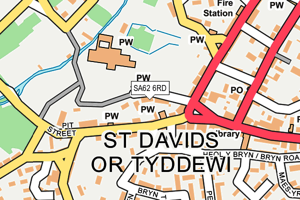 SA62 6RD map - OS OpenMap – Local (Ordnance Survey)