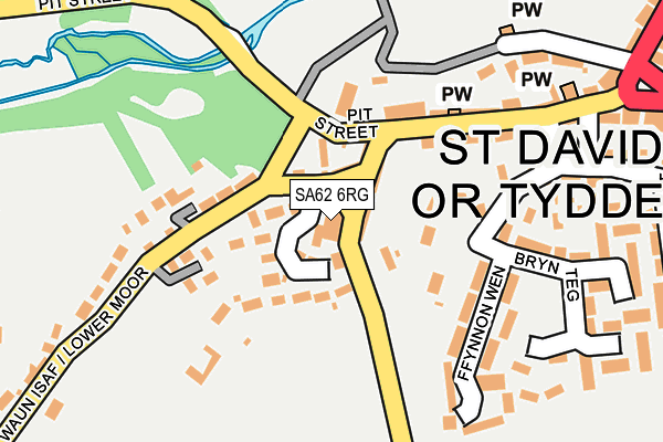 SA62 6RG map - OS OpenMap – Local (Ordnance Survey)