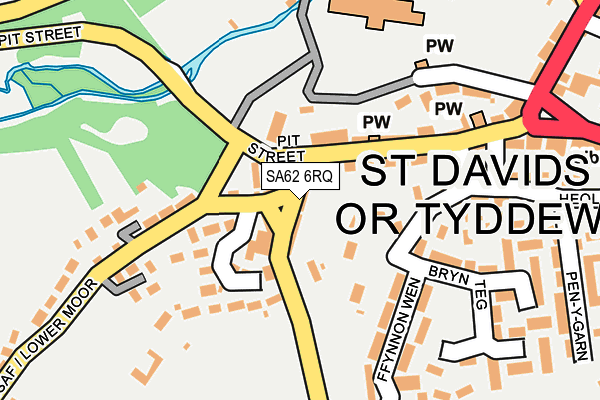 SA62 6RQ map - OS OpenMap – Local (Ordnance Survey)