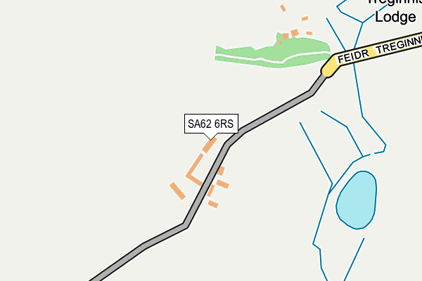 SA62 6RS map - OS OpenMap – Local (Ordnance Survey)