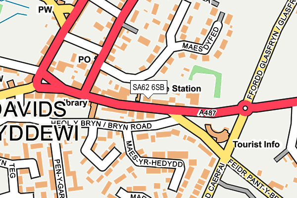 SA62 6SB map - OS OpenMap – Local (Ordnance Survey)