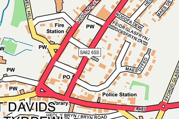 SA62 6SS map - OS OpenMap – Local (Ordnance Survey)