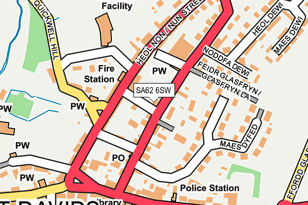 SA62 6SW map - OS OpenMap – Local (Ordnance Survey)