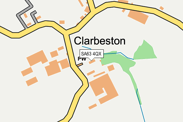 SA63 4QX map - OS OpenMap – Local (Ordnance Survey)