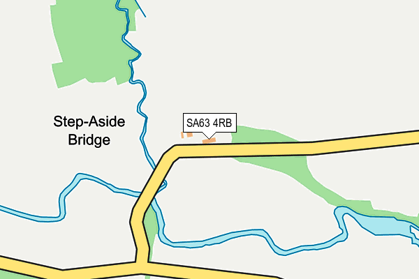 SA63 4RB map - OS OpenMap – Local (Ordnance Survey)