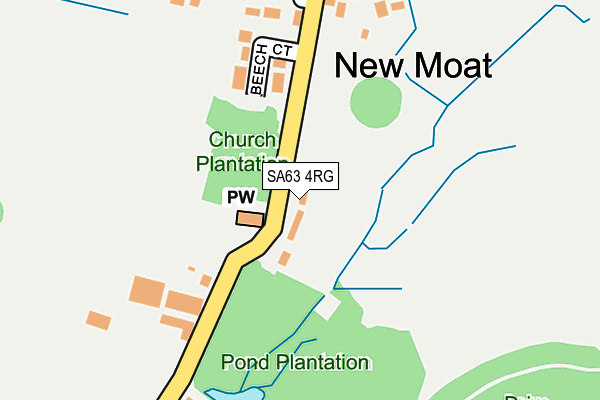 SA63 4RG map - OS OpenMap – Local (Ordnance Survey)