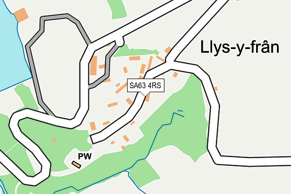 SA63 4RS map - OS OpenMap – Local (Ordnance Survey)