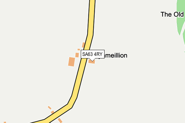 SA63 4RY map - OS OpenMap – Local (Ordnance Survey)