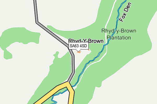 SA63 4SD map - OS OpenMap – Local (Ordnance Survey)