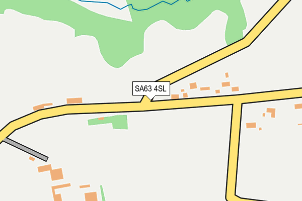 SA63 4SL map - OS OpenMap – Local (Ordnance Survey)