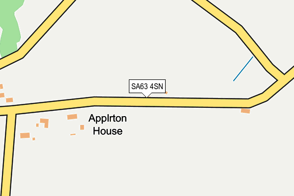 SA63 4SN map - OS OpenMap – Local (Ordnance Survey)