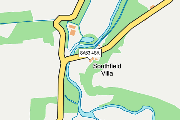 SA63 4SR map - OS OpenMap – Local (Ordnance Survey)