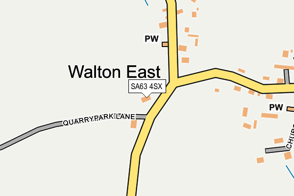 SA63 4SX map - OS OpenMap – Local (Ordnance Survey)