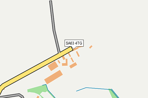SA63 4TG map - OS OpenMap – Local (Ordnance Survey)