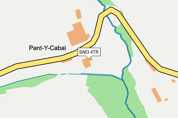 SA63 4TR map - OS OpenMap – Local (Ordnance Survey)