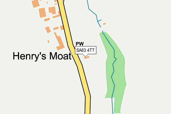 SA63 4TT map - OS OpenMap – Local (Ordnance Survey)