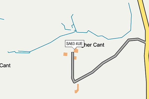 SA63 4UE map - OS OpenMap – Local (Ordnance Survey)