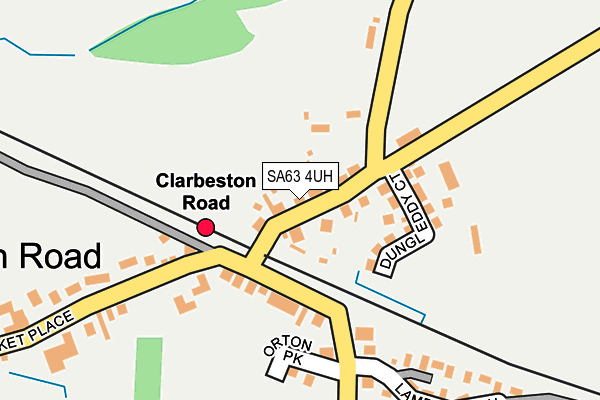 SA63 4UH map - OS OpenMap – Local (Ordnance Survey)