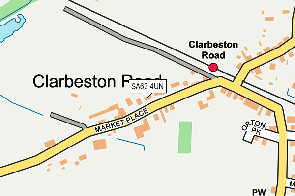 SA63 4UN map - OS OpenMap – Local (Ordnance Survey)